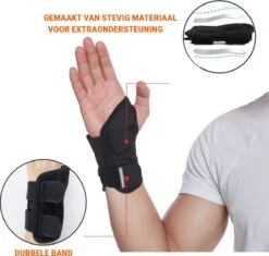 Boersport ®| Orthopedische Polsbrace Met Spalk Voor Pijnlijke Pols | Carpaal Tunnel Syndroom | Rechts -Merkloos Winkel 1200x1144 18