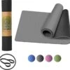 Eco Yoga Mat - Inclusief Draagriem - Fitness MatAnti Slip - Extra Dik (6 Mm) - 183 X 61 X 0,6 Cm - Zwart - Diverse Kleuren -Merkloos Winkel 1200x1145 12