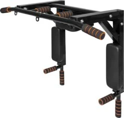 Springos Pull Up Bar | Pull Up Station | Dip Station | Krachtstation | Multifunctioneel | Wandmontage | Inclusief Montageset | Zwart/Oranje -Merkloos Winkel 1200x1147 19