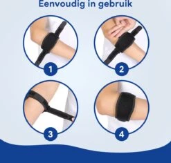 Trebin Elleboog Brace Met Gelvulling - Tennisarm Bandage - Ergonomisch Ontwerp - One Size -Merkloos Winkel 1200x1147 33