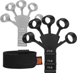 AyFit - Vingertrainers - Onderarm Trainer - Vinger Gripper Bekend Van TikTok - Hand Trainers - Grip Trainer - Siliconen - Weerstand Band - Spierversterker - Hand - Vinger - 2 Stuks -Merkloos Winkel 1200x1147 9