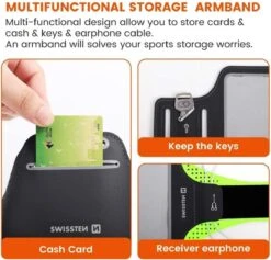 Swissten Hardloop Telefoonhouder - Waterdichte Hardloopband - Geschikt Voor O.a. IPhone XR/XS Max/11/11 Pro Max/12/12 Pro/12 Pro Max/13/13 Pro/13 Pro Max/14/14 Pro/14 Pro Max/14 Plus En Diverse Samsung Smartphones - T/m 7 Inch - Groen -Merkloos Winkel 1200x1150 39