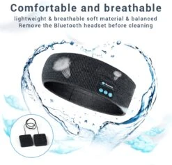 Femur®️ Haarband - Zweetband - Bluetooth Haarband - Muziek Haarband - Koptelefoon - Slaapmasker - Slaap Koptelefoon - Grijs 14 Femur®️ Haarband - Zweetband - Bluetooth Haarband - Muziek Haarband - Koptelefoon - Slaapmasker - Slaap Koptelefoon - Grijs -Merkloos Winkel 1200x1151