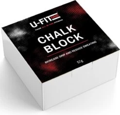 U Fit One® 1 Stuk Magnesium Chalk Blok - Gym Chalk Block - Turnen - Paaldansen - Klimmen - Crossfit - Gewicht Heffen - Ufitone