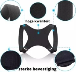 Postuur Corrector - Onmiddellijk Verlichting/verhelpen Van Rug, Schouder En Nek Klakten - Zichtbaar Verbeterde Houding - Verstelbaar Postuur Corrector - Unisex Postuur Corrector - S/M -Merkloos Winkel 1200x1151 26