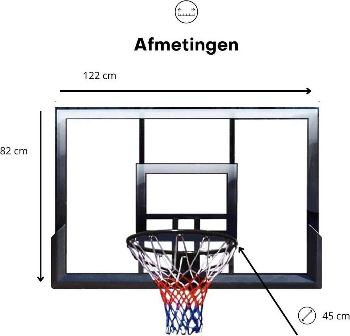 Pegasi Basketbalbord 008 122x82cm 9 Pegasi Basketbalbord 008 122x82cm - Afbeelding 7