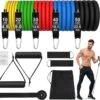 Extra Versterking Tot 68KG-Weerstandsbandenset-Weerstandsbanden Fitness 11- Delig-gewicht Tot 68KG-Resistance Bands -van Natuurlijk Latex-met Grote Handgreep-fitnessbanden-5 Verschillende Sterktes-fitnessapparaten- Sport Krachttraining -Merkloos Winkel 1200x1154 5