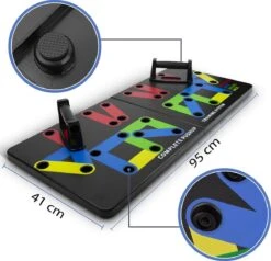 AWEMOZ Push Up Bord XL - 24 Oefeningen - Opdruksteunen - Push Up Bars - Opdrukken - Push Up Grips - Krachttraining - Board - Springtouw - Resistance Band -Merkloos Winkel 1200x1156 31