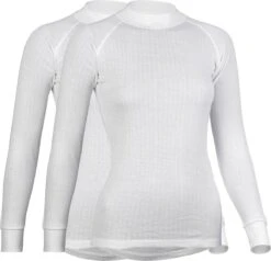 Avento Thermoshirt Lange Mouw Vrouwen - 2-Pack - Wit - Maat 38 -Merkloos Winkel 1200x1156 6