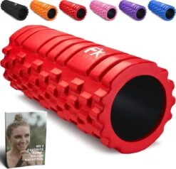 FFEXS Foam Roller - Therapie & Massage Voor Rug Benen Kuiten Billen Dijen - Perfecte Zelfmassage Voor Sport Fitness Hardlopen - 34cm X 14cm Rood -Merkloos Winkel 1200x1156 7