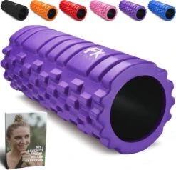 FFEXS Foam Roller - Therapie & Massage Voor Rug Benen Kuiten Billen Dijen - Perfecte Zelfmassage Voor Sport Fitness Hardlopen - 34cm X 14cm Paars -Merkloos Winkel 1200x1156 9