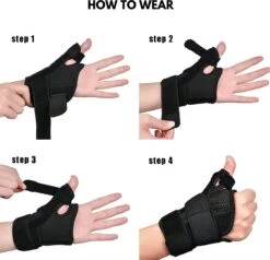 U FIt One Duimbrace - Beide Duimbrace Universeel - Duimbandage - Thumb Brace - Zwart - Ufitone -Merkloos Winkel 1200x1158 28