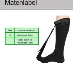 MoreCore Hielspoor Sok - Hielspoor Zooltjes - Strassburg Sok - Nachtspalk - Achillespees - Plantar Fasciitis - Kuiten - Zwart - Maat M -Merkloos Winkel 1200x1158 29