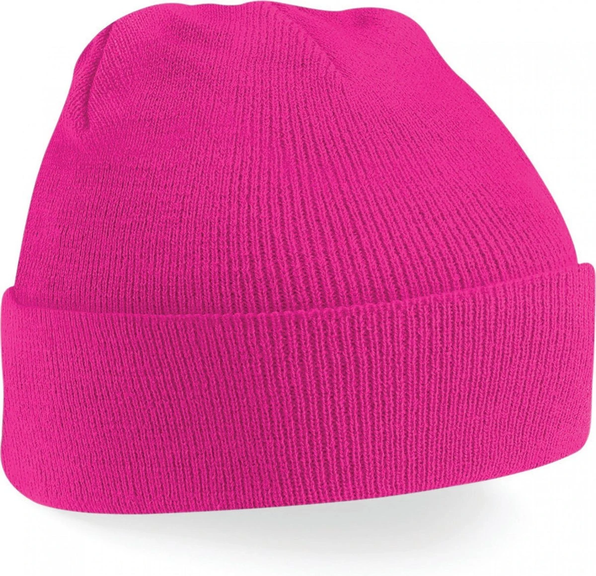 BEECHFIELD Beanie Fuchsia| Klassieke Gebreide Muts In 30 Verschillende Kleuren| Tweelaags Gebreid 3 BEECHFIELD Beanie Fuchsia| Klassieke Gebreide Muts In 30 Verschillende Kleuren| Tweelaags Gebreid