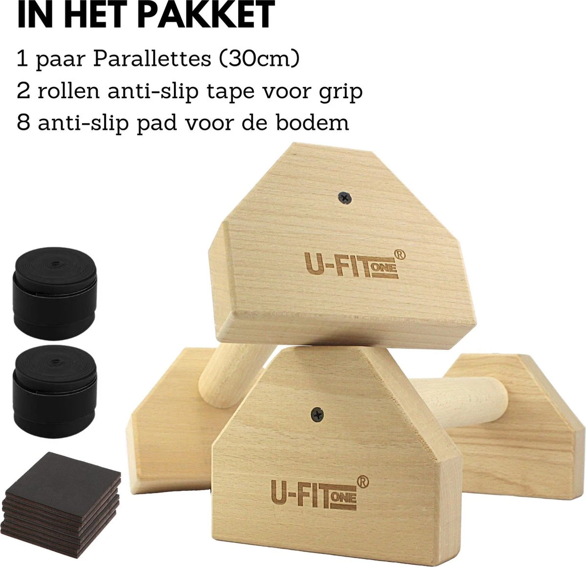 U Fit One® Parallettes - 30cm Push Up Bars - Calisthenics - Push Up Grips - Parallettes Hout - Opdruksteunen - Opdruk Steunen - Opdrukken - Dip Bars - Fitness - Crossfit - Ufitone 9 U Fit One® Parallettes - 30cm Push Up Bars - Calisthenics - Push Up Grips - Parallettes Hout - Opdruksteunen - Opdruk Steunen - Opdrukken - Dip Bars - Fitness - Crossfit - Ufitone - Afbeelding 7
