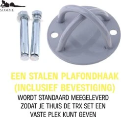 TRX Set - Suspension Trainer Pro Voor Thuis - Inclusief Plafondhaak & Draagtas - Calisthenics -Merkloos Winkel 1200x1160 30