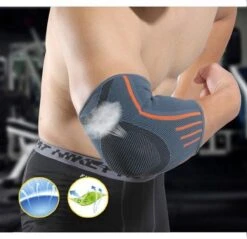 Elleboogbrace | Elbow Sleeve | Elleboogband | Elleboog Bescherming | Crossfit | Fitness | Powerliften | Basketbal | Tennis |compressieband | Maat L -Merkloos Winkel 1200x1160 31
