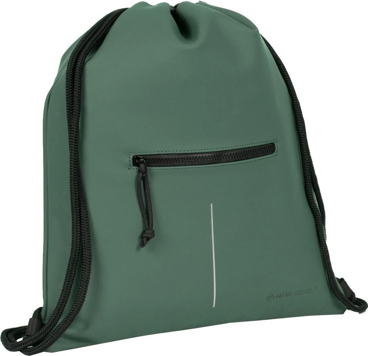 New Rebels® New Rebels® - Schoenentas - Zwemtas - Gymtas - 3L - Polyurethaan - Groen 3 New Rebels® New Rebels® - Schoenentas - Zwemtas - Gymtas - 3L - Polyurethaan - Groen