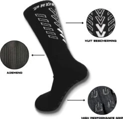 Prostec® Gripsokken - Gripsokken Voetbal - Grip Socks - One Size - Anti Slip - Anti Blaren - Gripsokken Sport - Gripsokken Zwart -Merkloos Winkel 1200x1162 25