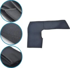 Schouder Brace - Lichtgewicht Neopreen Enkele Schouderbrace - Zwart - Maat S -Merkloos Winkel 1200x1162 32