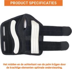 Boersport ®| Orthopedische Polsbrace Met Spalk Voor Pijnlijke Pols | Carpaal Tunnel Syndroom | Rechts -Merkloos Winkel 1200x1162 33