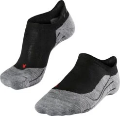 FALKE RU4 Endurance Invisible Hardlopen Anti Blaren, Anti Zweet Functioneel Garen Dames Sportsokken Zwart - Maat 39-40