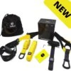 W&Z® TRX Suspension Trainer Pro - Thuis Sporten - Complete TRX Training Set - Zwart/Geel