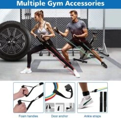 Extra Versterking Tot 68KG-Weerstandsbandenset-Weerstandsbanden Fitness 11- Delig-gewicht Tot 68KG-Resistance Bands -van Natuurlijk Latex-met Grote Handgreep-fitnessbanden-5 Verschillende Sterktes-fitnessapparaten- Sport Krachttraining -Merkloos Winkel 1200x1164 16
