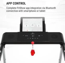 Klarfit Treado Active Loopband - 10 Km/h - 1PK - 36 X 100 Cm - Bluetooth - Trainingscomputer Met Tablethouder - Touch-display -Merkloos Winkel 1200x1164 29