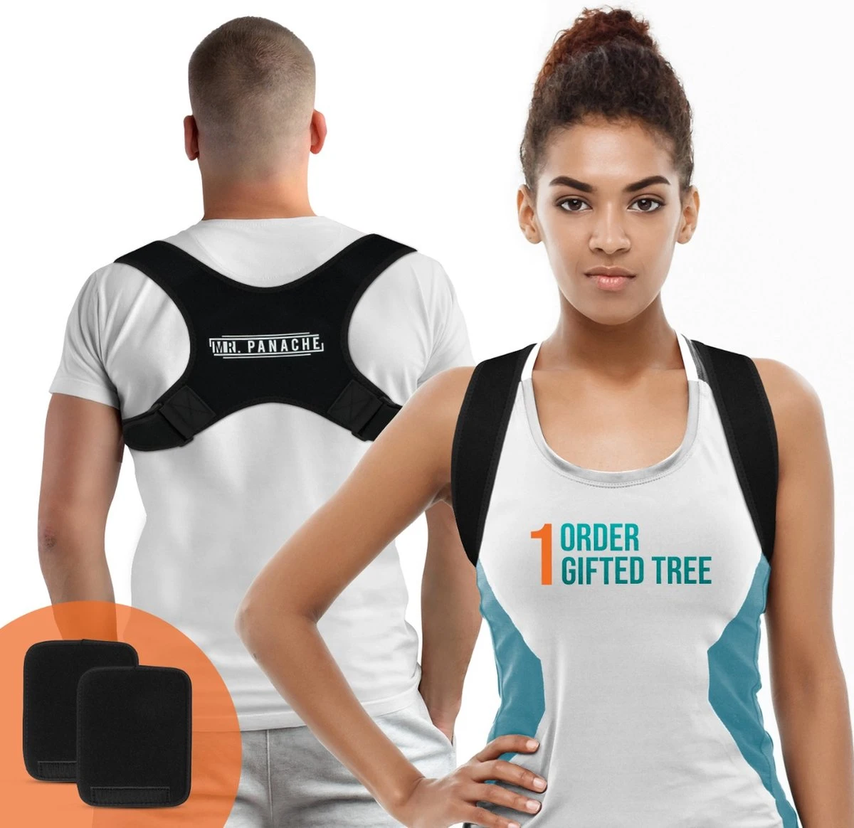 MR. PANACHE Postuur Corrector - Met Extra Okselpads - Houding Correctie - Rugbrace - Posture Corrector - Rug Corrector - Schouder Brace - Rugband - One Size 3 MR. PANACHE Postuur Corrector - Met Extra Okselpads - Houding Correctie - Rugbrace - Posture Corrector - Rug Corrector - Schouder Brace - Rugband - One Size
