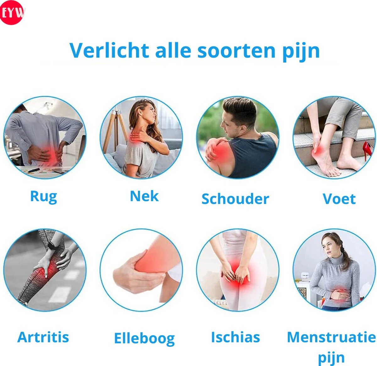 Spierstimulator EMS – Tens Apparaat – Spierstimulator – Massage Apparaat– Nekmassage Apparaat – Nekmassage – Voetmassage Apparaat – Voetmassage – Zwart 9 Spierstimulator EMS – Tens Apparaat – Spierstimulator – Massage Apparaat– Nekmassage Apparaat – Nekmassage – Voetmassage Apparaat – Voetmassage – Zwart - Afbeelding 7