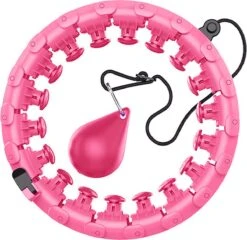 Verstelbare Fitness Hoelahoep Met Gewicht - Hoelahoep Voor Volwassenen En Kinderen - Fitness Hoelahoep - Hula Hoop Fitness - Roze -Merkloos Winkel 1200x1166 16