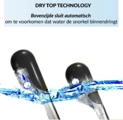 Merkloos Gadgy Duikmasker Full Face S/M - Duikbril Met Snorkel - Snorkelset Volwassenen - Zwart - Snorkelmaskers -Merkloos Winkel 1200x1166 3