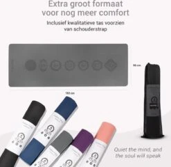 Yoga Mat Sportmat Fitnessmat Antislip Duurzaam Met Yoga Lessen - Grijs 17 Yoga Mat Sportmat Fitnessmat Antislip Duurzaam Met Yoga Lessen - Grijs -Merkloos Winkel 1200x1167 25