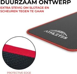 Tested By Athletes Pro II Fitnessmat + E-Book Met Oefeningen - 183 X 61 X 1cm NBR Foam - Oefenmat Met Draagtas- En Riem - Voor Fitnessoefeningen En Yoga Oefeningen -Merkloos Winkel 1200x1167 32