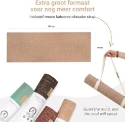 Yoga Mat Sportmat Fitnessmat Antislip Duurzaam Met Yoga Lessen - Beige -Merkloos Winkel 1200x1167 34