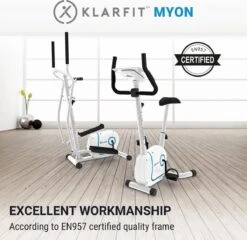 Klarfit Myon Cycle Hometrainer - Fitness Fiets - 8 Standen - Cardio Bike Met Trainingscomputer - Magnetisch Remsysteem - 12kg Vliegwielmassa - SmartCardio Studio Met Tablethouder En Kinomap-app -Merkloos Winkel 1200x1167 38