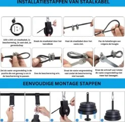 Onirique - Fitness Kabel Machine - Fitness - Kabelmachine - LAT En Lift Katrol Systeem - Fitness DIY Gym - Kabel Machine - Spieren - Arm - Kracht Training - Krachttraining - Oefeningen - Lat Pulldown - Onderarm - Pols - Trainer 14 Onirique - Fitness Kabel Machine - Fitness - Kabelmachine - LAT En Lift Katrol Systeem - Fitness DIY Gym - Kabel Machine - Spieren - Arm - Kracht Training - Krachttraining - Oefeningen - Lat Pulldown - Onderarm - Pols - Trainer -Merkloos Winkel 1200x1167 40