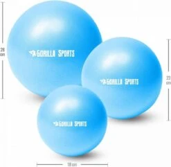 Gorilla Sports Mini Pilates Bal - 18 Cm - Blauw 7 Gorilla Sports Mini Pilates Bal - 18 Cm - Blauw -Merkloos Winkel 1200x1169 23