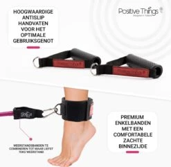 Weerstandsbanden Elastiek Set - 5 Fitness Elastiek Met Handvaten - Resistance Banden Set Van 11 Met Verschillende Weerstanden -Merkloos Winkel 1200x1170 14