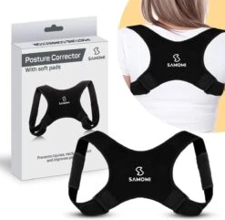 Allsa Rugbrace - Postuur Corrector - Rug Corrector - Unisex - Verstelbaar - Ademend Neopreen Materiaal - Zwart -Merkloos Winkel 1200x1170 31