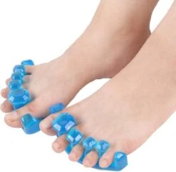 Gel Tenenspreider Voor Alle Tenen (Per Paar) - Maat M - Teenspreiders Voor Hallux Valgus- Tenenspreider Hallux Valgus - Teenspreiders Gel - Phannie