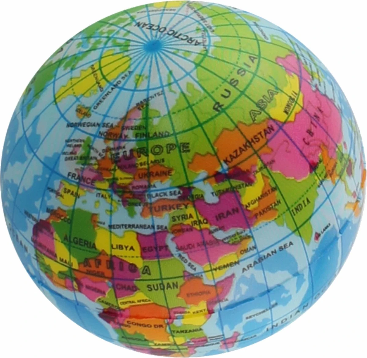 Merkloos 1x Anti-stress Balletje Planeet Aarde/wereldbol/globe 7 Cm - Stressballen - Anti-stress Producten 3 Merkloos 1x Anti-stress Balletje Planeet Aarde/wereldbol/globe 7 Cm - Stressballen - Anti-stress Producten