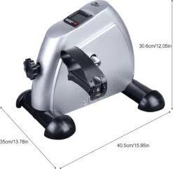 Uten - Stoelfiets - Bureaufiets - Arm En Benen Stoelfiets - Deskbike - Kantoor En Thuis Deskbike - Mini Hometrainer - Met LCD Display Inclusief Anti-Slipmat Bewegingstrainer (Zes Functies - Zilver) -Merkloos Winkel 1200x1171 22