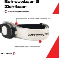 Hardloop Verlichting Set Van 2 Incl. Batterijen - Wandel Lampjes - Led Armband Hardlopen - Kleur Wit -Merkloos Winkel 1200x1171 30