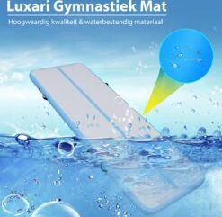 Luxari - AirTrack Pro - 3 Meter - Inclusief Opbergtas, Reparatie-kit & 600W Elektrische Pomp - Turnmatten - Gymnastiek Turnmat - Fitness Matten -Merkloos Winkel 1200x1173 15