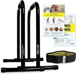 Lebert Equalizer Dip Bars Zwart - Dip Station - Pull Up Bar - Push Up Bars - Calisthenics - Krachttraining Voor Het Gehele Lichaam -Merkloos Winkel 1200x1174 10