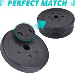 ScSPORTS® Halterschijven Set 20 Kg - Kunststof - 30 Mm - 2 X 10 Kg - Gewichten -Merkloos Winkel 1200x1174 13