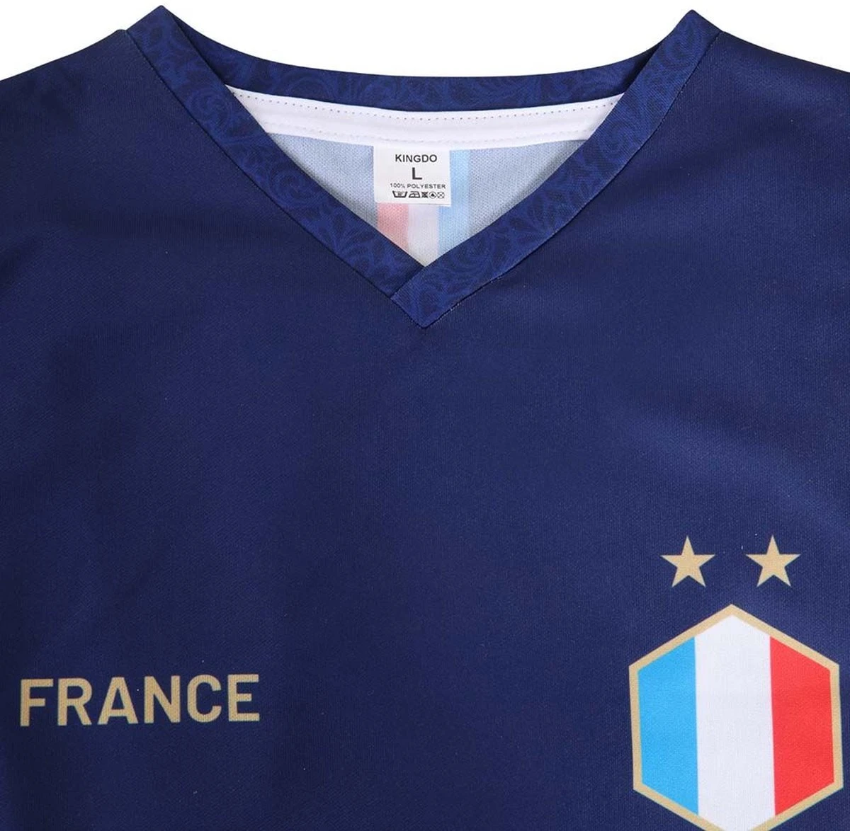 Frankrijk Voetbaltenue Mbappe Thuis - 2022-2024 - Voetbaltenue Kinderen - Jongens En Meisjes - Volwassenen - Heren En Dames-140 5 Frankrijk Voetbaltenue Mbappe Thuis - 2022-2024 - Voetbaltenue Kinderen - Jongens En Meisjes - Volwassenen - Heren En Dames-140 - Afbeelding 3