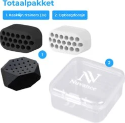Nuvance - Kaaklijn Trainer (Combi Set) - Pro, Ervaren, Beginner - Jawline Trainer - Kaak Trainer -Merkloos Winkel 1200x1175 12